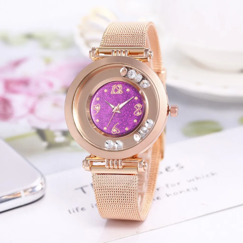 

Hot Clock Women's Simple Alloy Mesh Belt Watch Female Quartz Watch Elegant Analog Luxury Sports Wristwatch Clock Gift Dropship#9