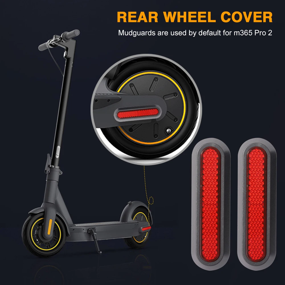Wheel Cover Hub Reflective Stickers Cap Night Safety Warning Protective Shells for Xiaomi 1S Pro 2 M365 Electric Scooter Parts scooter accessories