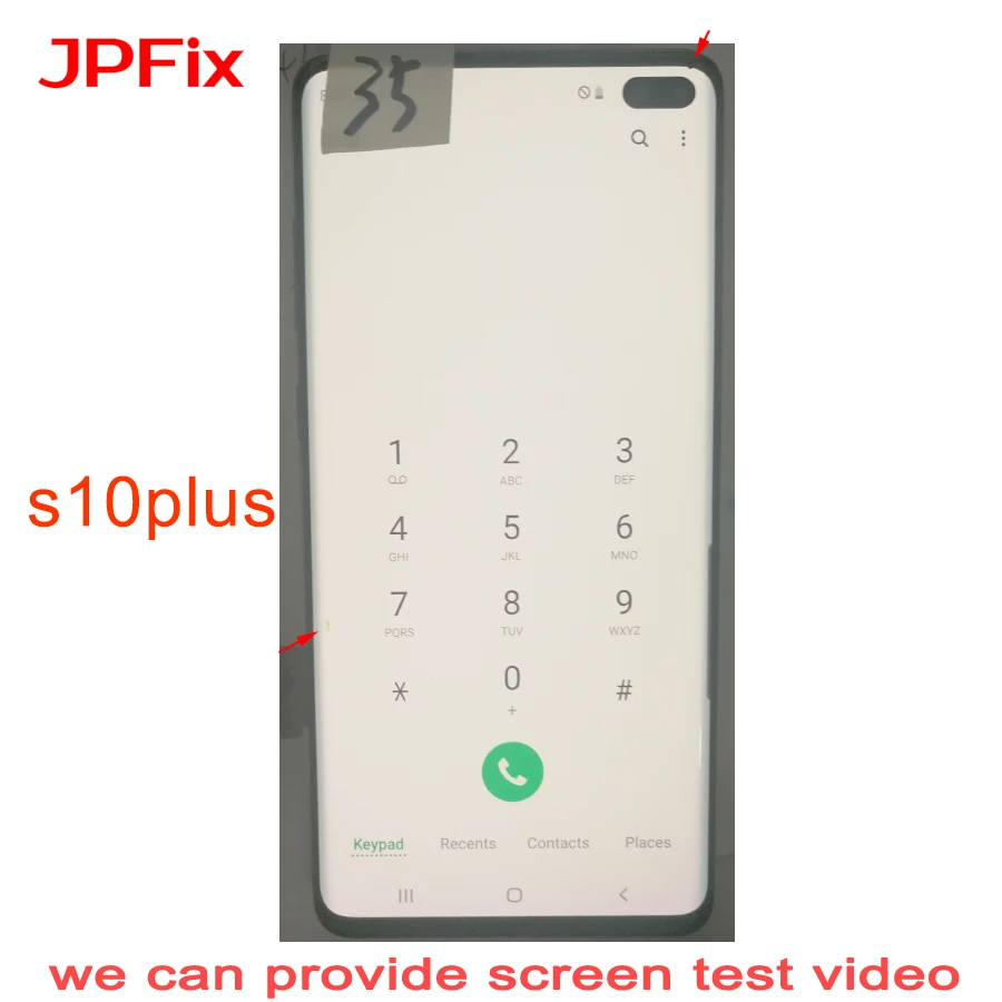 Супер AMOLED JPFix для Samsung S10 G973 S10 Plus G975 ЖК дисплей с сенсорным экраном, сменный дисплей в сборе, точечный экран с рамкой|Экраны для мобильных телефонов| | АлиЭкспресс