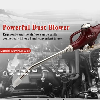 

High Pressure Computer Maintenance Powerful Dust Blower Ergonomic Cleaning Tools Practical Aluminium Alloy Home Multifunction