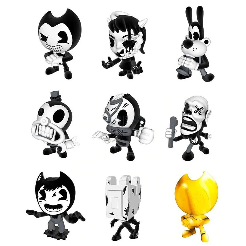 Bendy Ink Machine Action Figures  Bendy Ink Machine Buildable Set - Action  Figure - Aliexpress