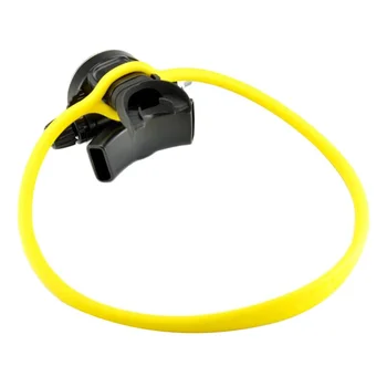 

76CM Scuba Dive Diving Silicone Regulator Necklace Holder Flexible Mouthpiece Regulator Necklace Ring NEW