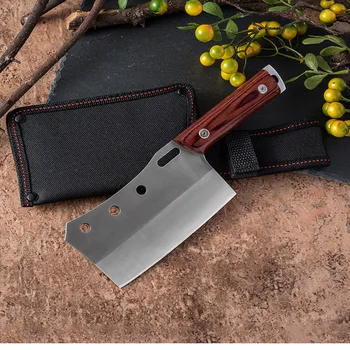 

Tools Cleaver Knife Hand Forged Mini Chef Kitchen Knives Butcher Meat Hatchet Outdoor Camping Tool Cooking Christmas Gift