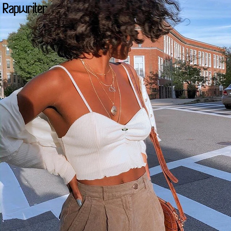 

Rapwriter Knitted Ruched Camis And Coat Two Piece Set Club Outfit Women Spaghetti Strap Top And Long Sleeve Coat Sexy Summer