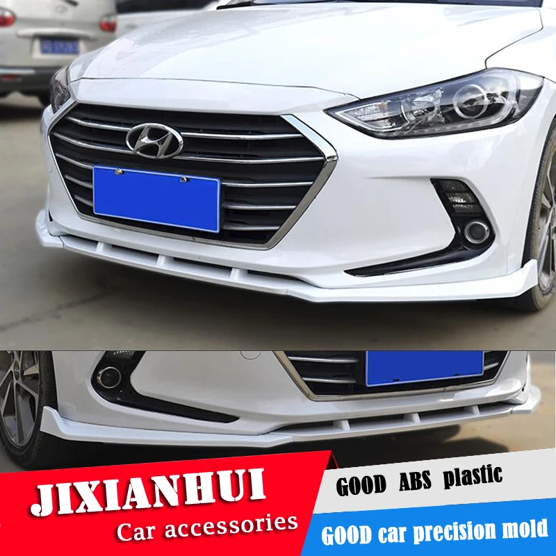 Для Elantra Body kit спойлер 2016 2018 для Hyundai ABS задний передний бампер диффузор защитные