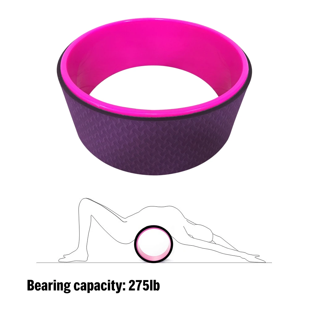 Колесо для йоги Dharma поза йоги колесо 12.5x5In круг для йоги кольцо сильный ролик Йога подставка для спины баланс аксессуар