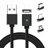 LED Magnetic USB Data Cable Fast Charging Type C Magnet Charger Data Charge Micro USB Cable Mobile Phone Power Cable USB Cord