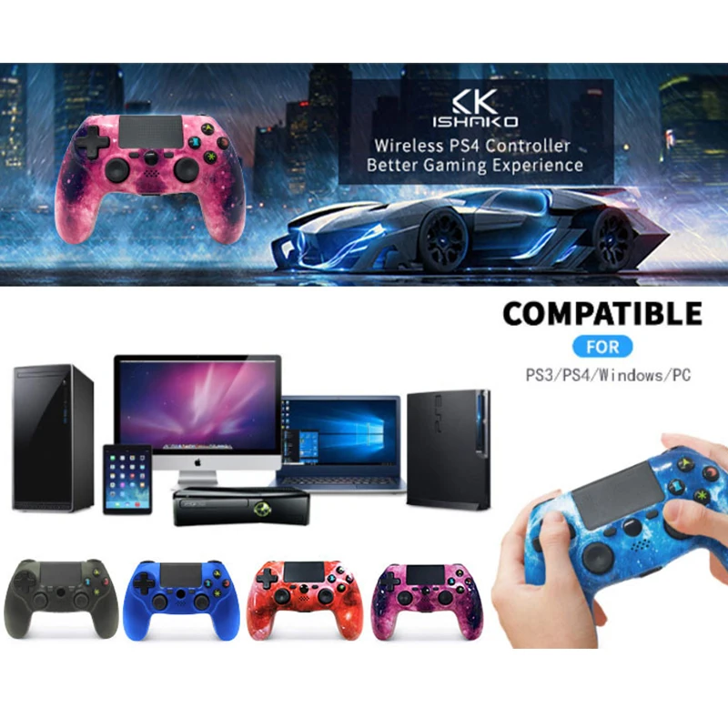 K ISHAKO Bluetooth геймпад контроллер беспроводной джойстик для PS4 контроллер sony Playstation 4 игровой автомат консоль больше купона
