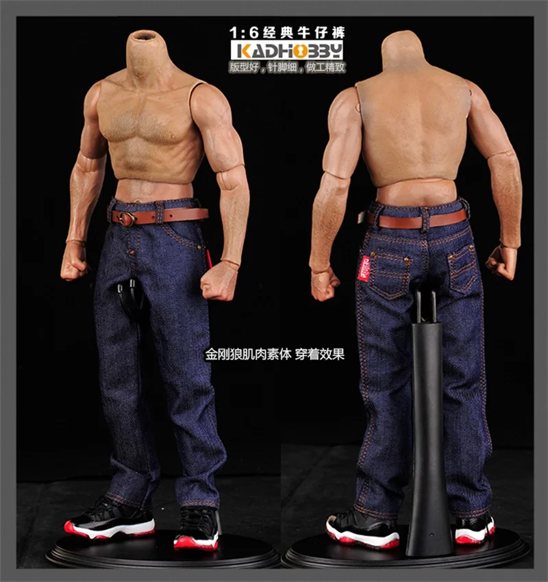 

Best Sell Scale 1:6 Soldier Popular Trend Classic Jeans Straight Style Spot For Collection Gift