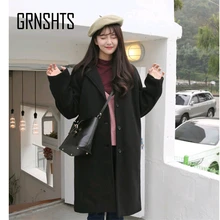 Зимние женские повседневные куртки, модные женские куртки с карманами, длинные женские куртки, Женское пальто в Корейском стиле