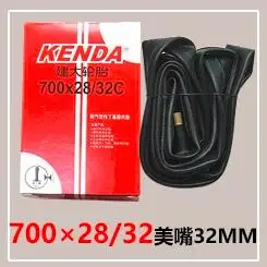 700×38/32c American valve (A/V) 32MM 70CC велосипедной шины с защитой от Американский клапан(A/V) французский клапан(F/V) 700×23c 25c 28/32c 35/43 38 внутренняя трубка шины для велосипеда аксессуары - Цвет: 700×38/32c American valve (A/V) 32MM