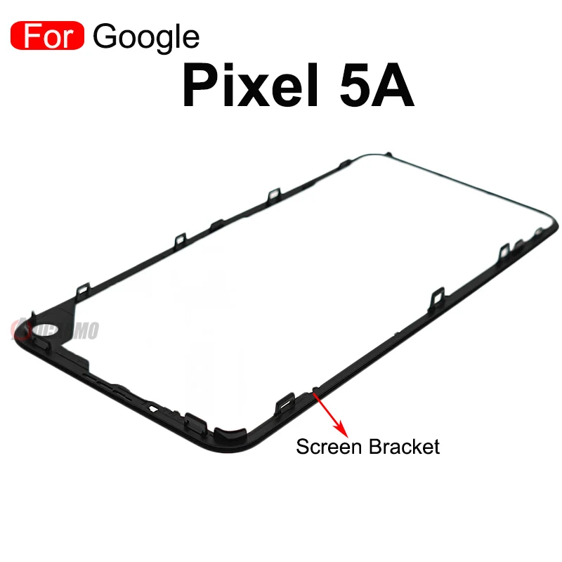 Google Pixel 5A 5 6 전면 스크린 스탠드 중간 베젤 프레임 LCD 디스플레이 브래킷 플라스틱 호더 교체 부품
