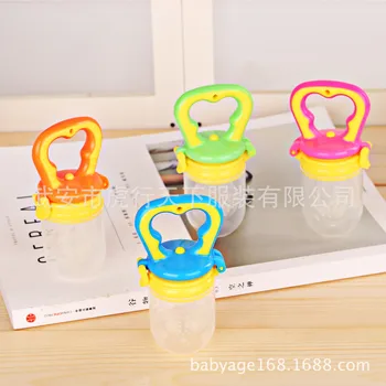 

Infant Teething Feeder Bag Fruit And Vegetable Music Baby Molar Food Supplement Feeding Net Pocket Eat Fruit of Bite Music