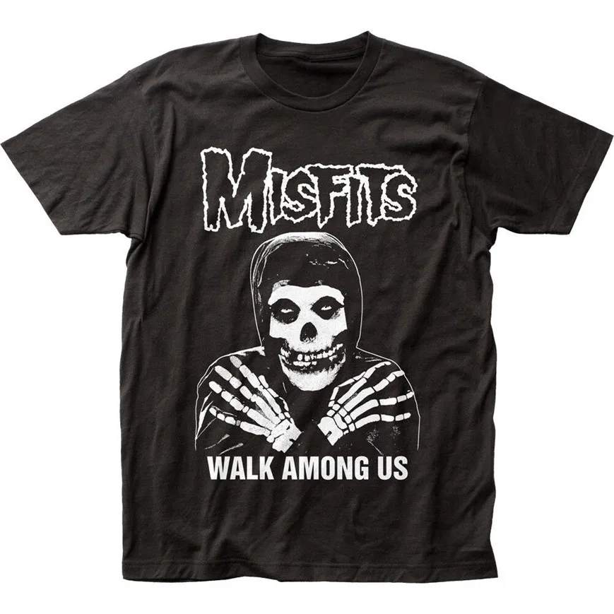 

Authentic Misfits Walk Among Us Album Record Cover Adult T-Shirt S M L Xl 2X Top Full-Figured Tee Shirt