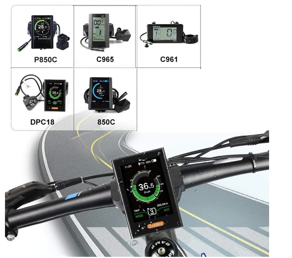 Bafang mid drive kit BBSHD 1000w 48V комплект электродвигателей