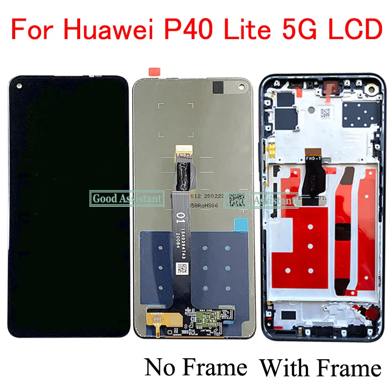Оригинальный 6 5 дюймов для Huawei P40 Lite 5G глобальной CDY-NX9A CDY-N29A ЖК-дисплей сенсорный