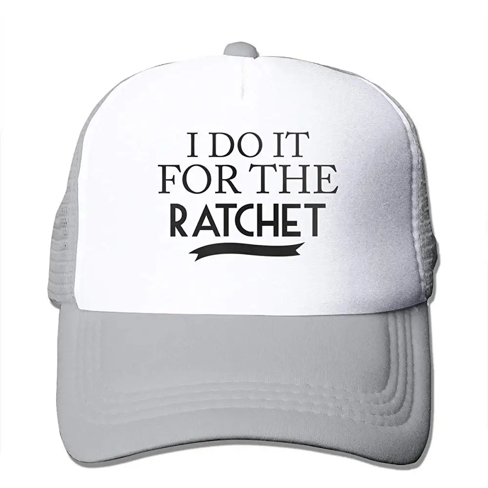 TSDFCI сделать это для трещотки сетки бейсболки Регулируемый Дальнобойщик стиль шапки Серый