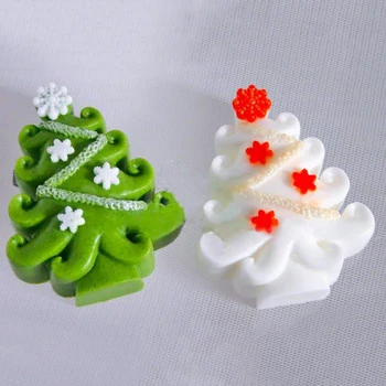 

Silicone mold for soap Christmas tree with garland 5181936