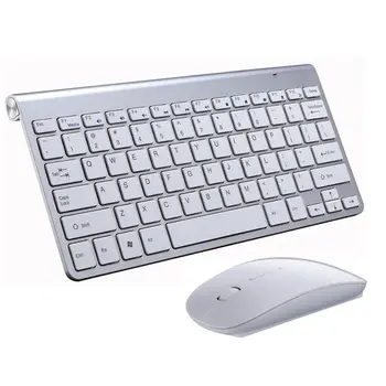 

Portable Wireless Keyboard for Mac Notebook Laptop TV box 2.4G Mini Keyboard Mouse Set Office Supplies for IOS Android Win 7 10