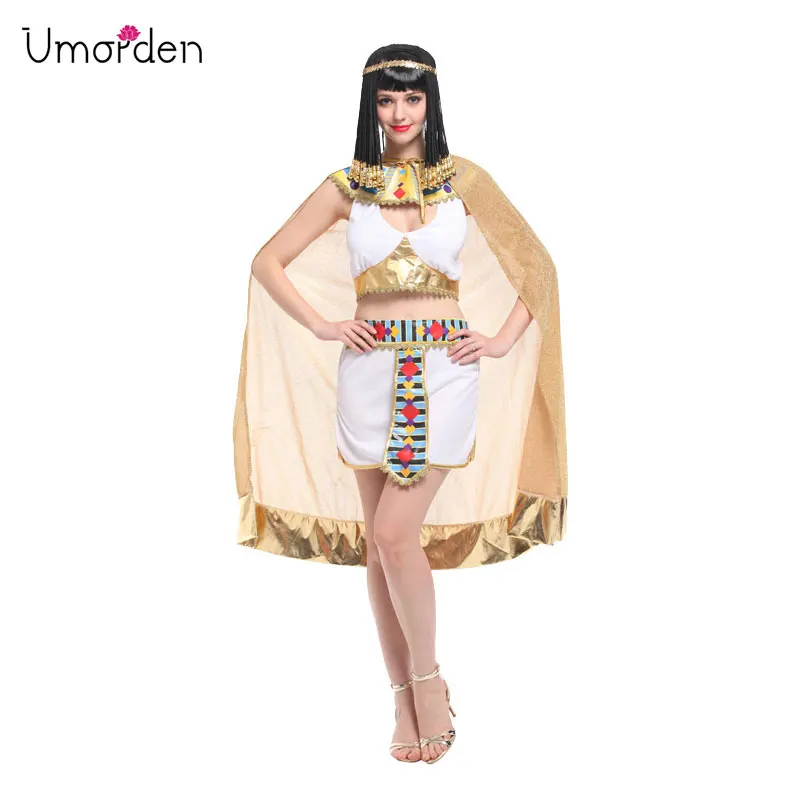 Umorden Disfraz de Cleopatra para mujer, traje Sexy de reina egipcia para  Halloween, Carnaval, mascarada, Festival, vestido de danza del  vientre|Trajes de festividades| - AliExpress