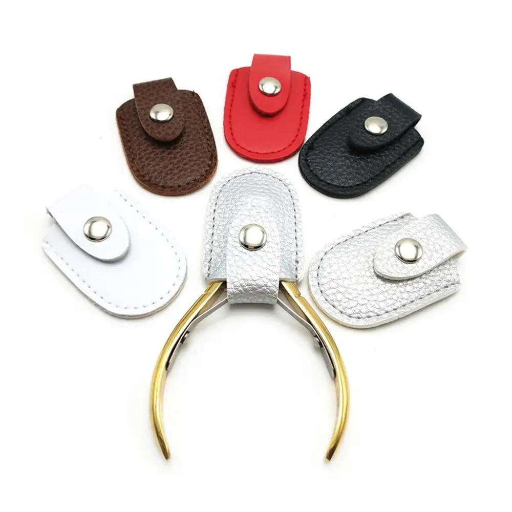 

1Pc Nipper Cover Protective Sleeve Nail Cuticle Scissors Manicure Pedicure Tools kits Cuticle Trimmer Random Colour