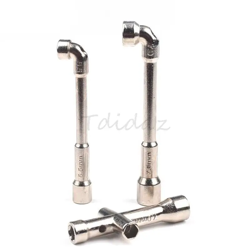 Double Headed Socket Wrench 7-character perforated elbow pipe type L-shaped cross M2/M2.5/M3/M4 electronic DIY