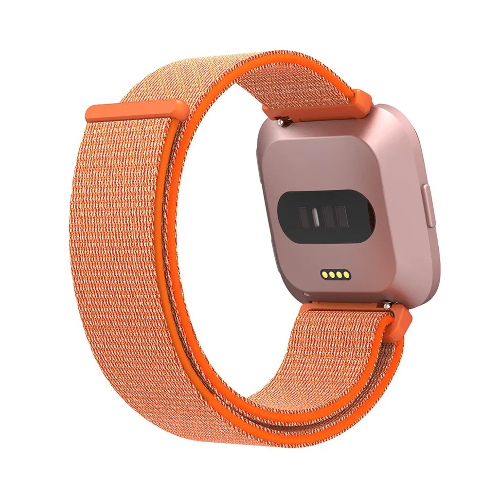 Волшебная наклейка, нейлоновый ремешок на запястье для Fitbit Versa 2, ремешок для смарт-часов, сменный ремешок для мужских Т-часов, спортивный браслет для женщин и мужчин, 19 октября