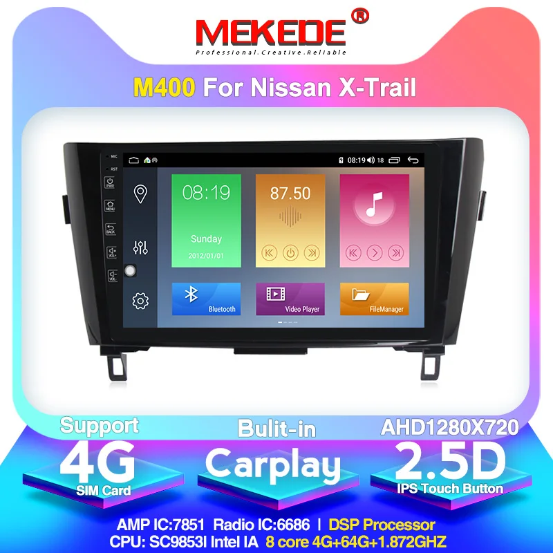 2 Din 4G + 64G Android 10.0 samochodowe radio stereo dla Nissan X Trail X Trail 3 T32 2013-2017 4G Lte DSP jednostka nawigacji gps 2 Din 4G + 64G Android 10.0 samochodowe radio stereo dla Nissan X Trail X Trail 3 T32 2013-2017 4G Lte DSP jednostka nawigacji gps