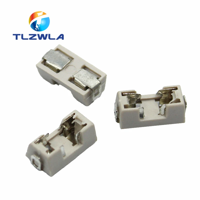 50Pcs 1808 SMD fuse holder Socket 2410 6125 fuse box base transposon 6.1x2.69mm 