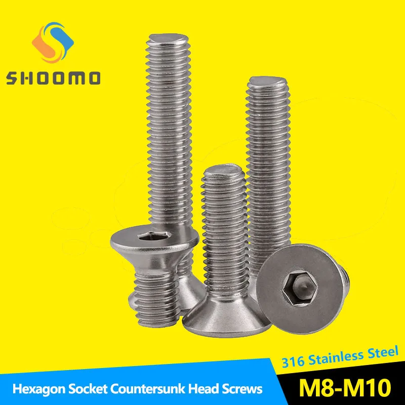 Hexagonal Socket Countersunk Head Cap Screw Flat Cup Screw Hex