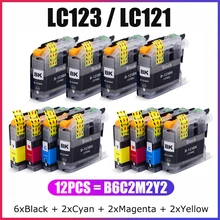 

YC LC123 For Brother LC123 printer cartridge LC-121 MFC-J4510DW MFC-J470DW MFC-J650DW MFC-J6920DW MFC-J4610DW J870DW DCP-J132W