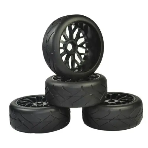 

1:8 Buggy on Road Tires 17mm Tires Make The RC More Ornamental and Practical for Kyosho Hobao HSP HPI 4Pcs 1/8 Off-road Tire