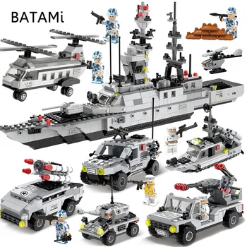 

Model Building Kit Compatible with City Police Station Car Headquarters Explosion-proof Car Sets Block Brick Minfigure Toy