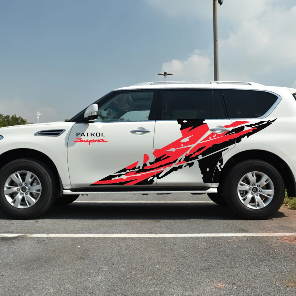 Автомобильная боковая наклейка 2 шт. для Nissan патруль y60 y61 y62 автомобильная на