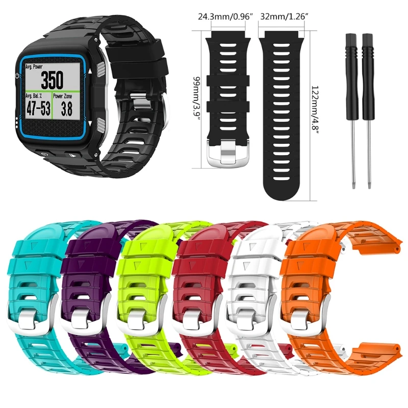 8 цветов силиконовый ремешок для наручных часов Garmin Forerunner 920XT Quick Release замена