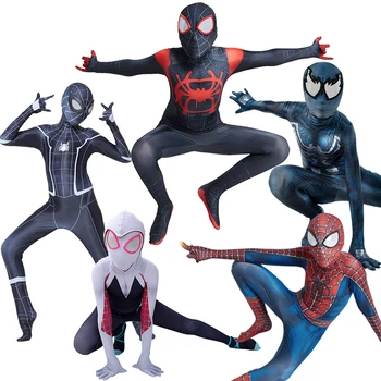

Kids Boy Iron Spiderman Costume Cosplay Kids Superhero Costume Boys Kids Jumpsuit Suit Halloween Costume For Kids Carnival Party