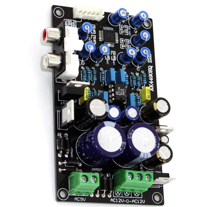 Собранный Ak4490Eq Ak4490 Ii2S цап поддержка 32 бит 768K Hifi декодер доска G6-008