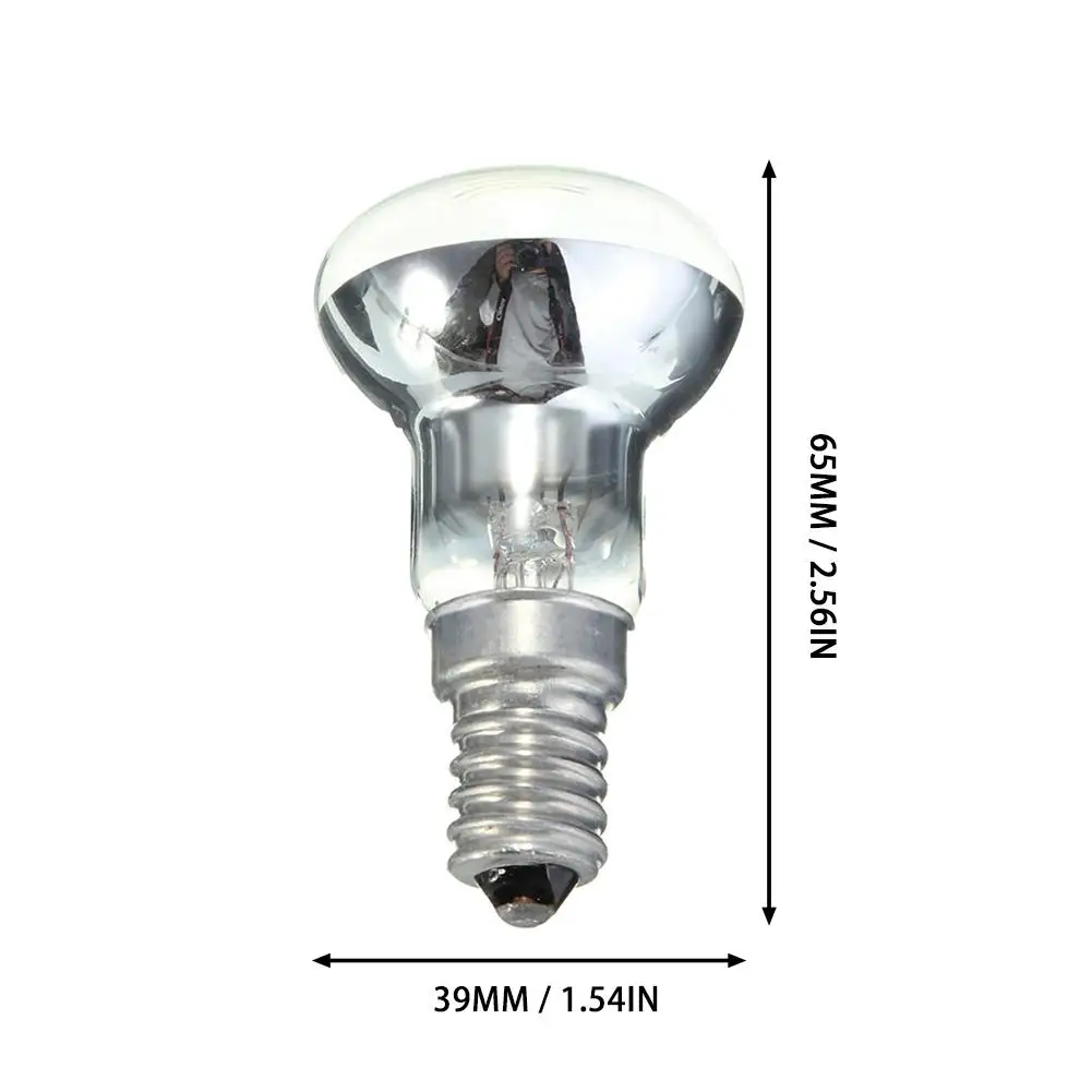 New Arrvials 220-240V R39 Clear Reflector Spot Light Filament 45W Bulb Lava Lamp E14 Screw
