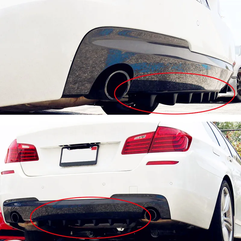 

car Rear Lip air Diffuser Fin for Audi Q3 Q5 SQ5 Q7 A1 A3 A4 A4L A5 A6 A6L A7 A8 S5 S6 S7 I Ah Ah A6 A5 Q7