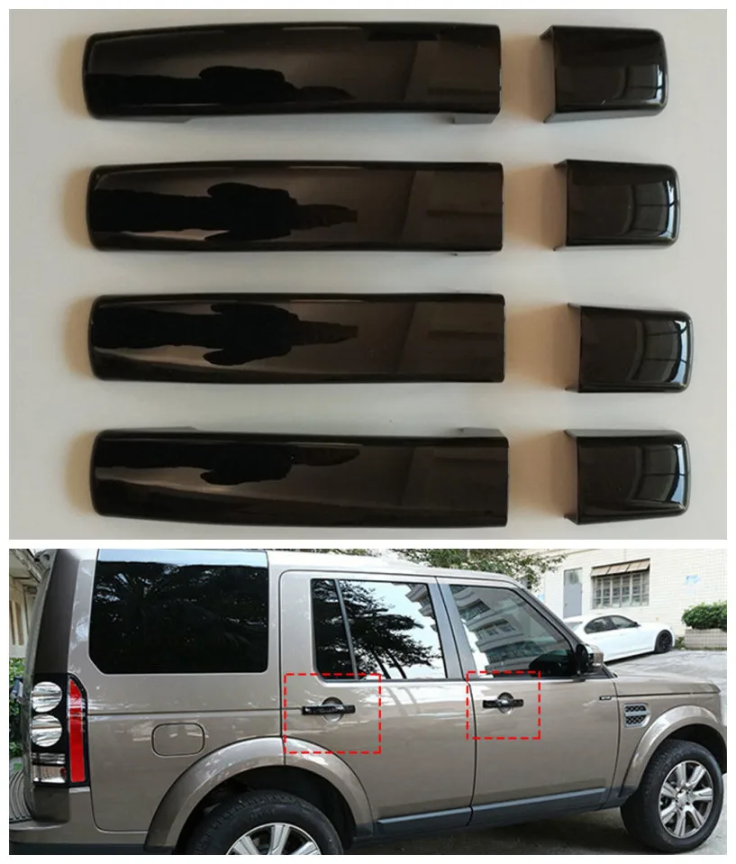 ABS Black Car Door Handle Catch Cover Trim For Land Rover Range Sport Discovery 3 2005-2009 | Автомобили и мотоциклы