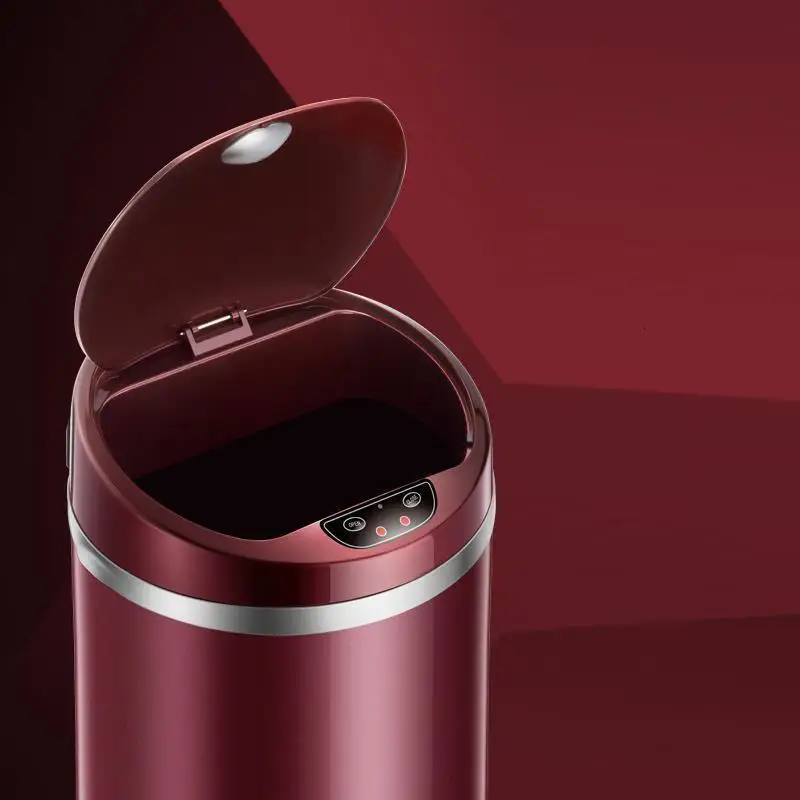 Smieci Lixeira де Banheiro Pattumiera пыли Cubo басура Cocina Trashcan мусорное ведро с автоматическим датчиком Recycle pouble Bin мусорный бак