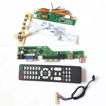 

For LTN150P2-L01 LTN150P3-L01 HDMI VGA USB AV RF LVDS 1CCFL 30Pin keyboard+Remote+Inverter T.V56 drive card board LCD panel Kit