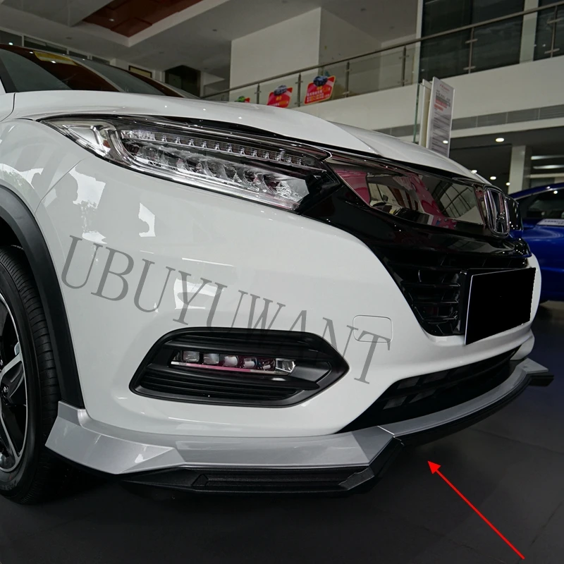 Для Honda HRV HEZEL ABS пластик 1 шт. Автомобильный задний бампер диффузор 3 шт. передний спойлер для Honda HRV HEZEL 19