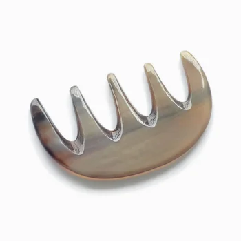 

1pc Hair Comb Creative Wide Tooth Ox Horn Anti-static Hair Groomers Hair Combs Massage Combs for Woman Man