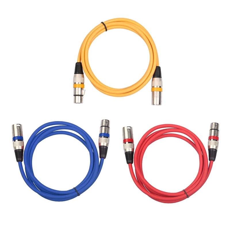 XLR Microphone Cable Balanced Male to Female 3 Pin Mic Cord Audio Signal | Электроника