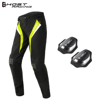 

GHOST RACING Racing Slider Pants Knee Protector Block Motorcycle Motocross Motobike KneePads Riding Leg Armor Knee Protection