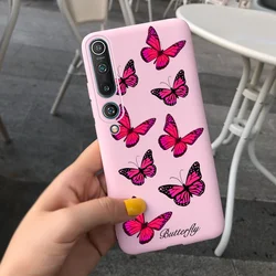 Cute Fashion Candy Painted Soft Silicone Cover - Enhanced Protection Phone Case for Mi 10 (Pink 1621)