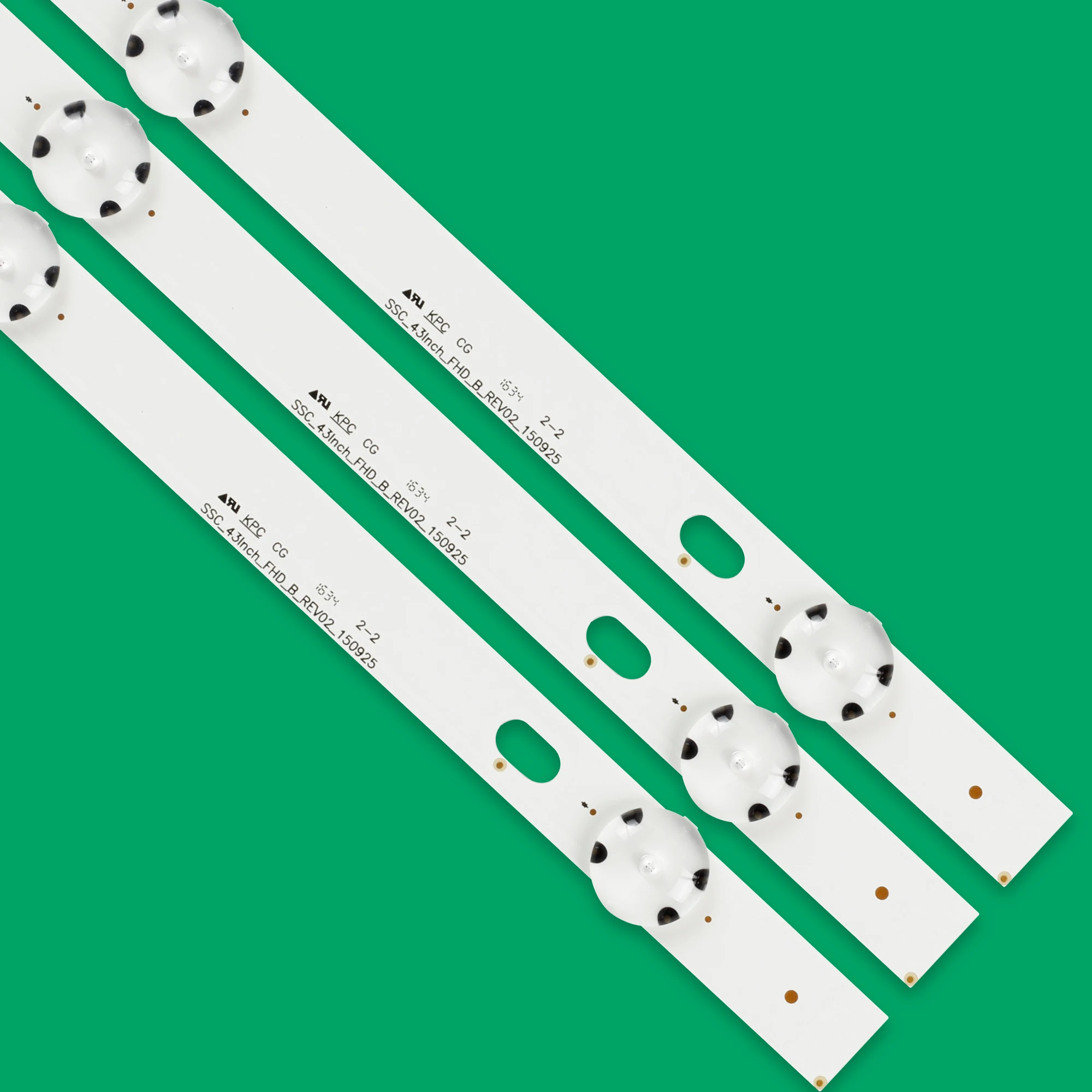 Faixa de Lâmpada de Luz de Fundo Led 7leds para lg 43 Polegadas tv 43lx300c-ca Cabeçote Hc430due Cob Cob a Ssc _ 43 Polegadas _ Fhd 43lj515v - Imagem 4