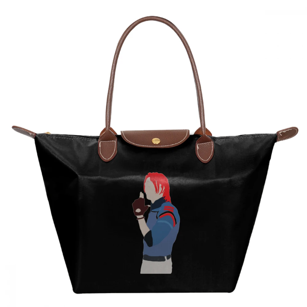 

My Chemical Romance Handbag Party Poison Minimalism Top-handle Bags Wide Print Women Tote Bag Nylon Teenage hobo Handbags