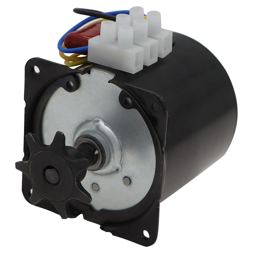 Dupeakya AC Synchronous Motor Permanent Magnet Claw-Pole Type Speed Reducing Synchronous Gear Motor 50Hz Gearbox Replacement 30r/min Torqueï¼š12kg.cm Speed 